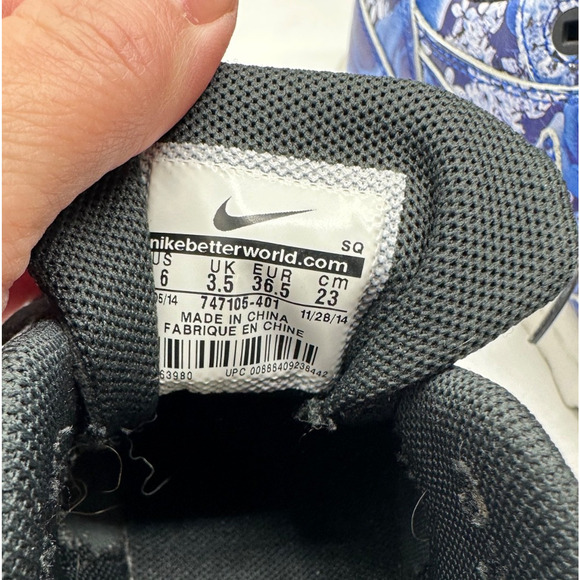 WOMENS NIKE AIR MAX 1 ULTRA LOTC QS "TOKYO CITY COLLECTION" SZ US 6 Floral Blue - Picture 7 of 7